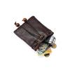 Organizzatore Pelle PU Pelle PU Sacchetto Coulisse Due Misure Chiusura Coulisse Portamonete Stile Medievale Organizzatore Monete Donne Uomini