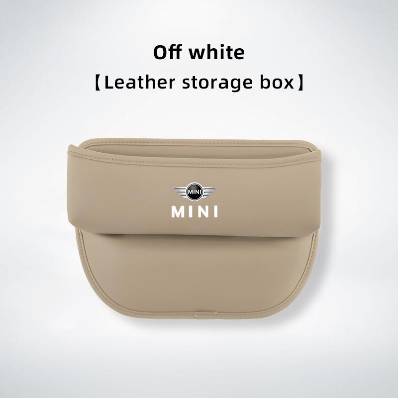 

Leather Car Seat Gap Organizer Box Leak-proof Storage Bag For Mini Cooper JCW Works F54 F55 F56 F57 F60 R50 R52 R53 R55 R56 R57