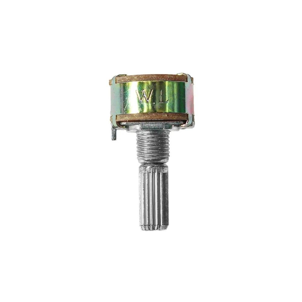 Potentiomètres WH148, arbre de 20mm, avec écrous et rondelles, 6 broches, 10 pièces, potentiomètres linéaires B1K B2K B5K B10K B20K B50K B100K B500K B1M