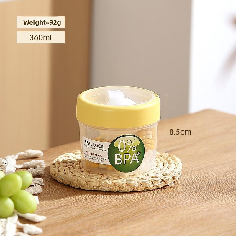 Portable Salad Bowl With Sealed Lid For Light Meals And Snacks