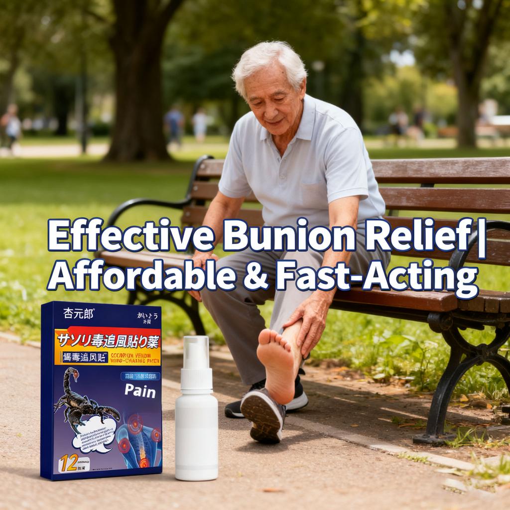 Long-Lasting Foot Bunion Patch - Organic Herbal Gentle Non-Irritating