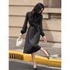 Autumn New Commuter Gentle Long Ruffled Collar Long Skirt Wind Dress Women