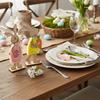 Easter Wooden Bunny Desktop Ornaments Cute Bunny Table Ornaments for Parties and Celebrations