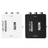 Accuracy Mini Video Converter High Definition AV HDMI Converter for Home 1080p or 720p Video Signal  Black / White