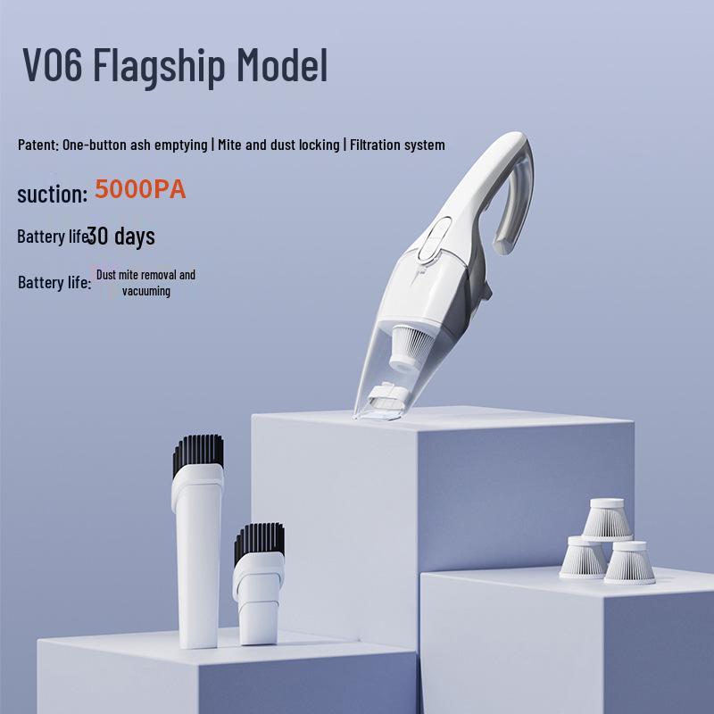 High-Power Portable Wireless Car Vacuum Cleaner with Strong Suction Long Battery Life