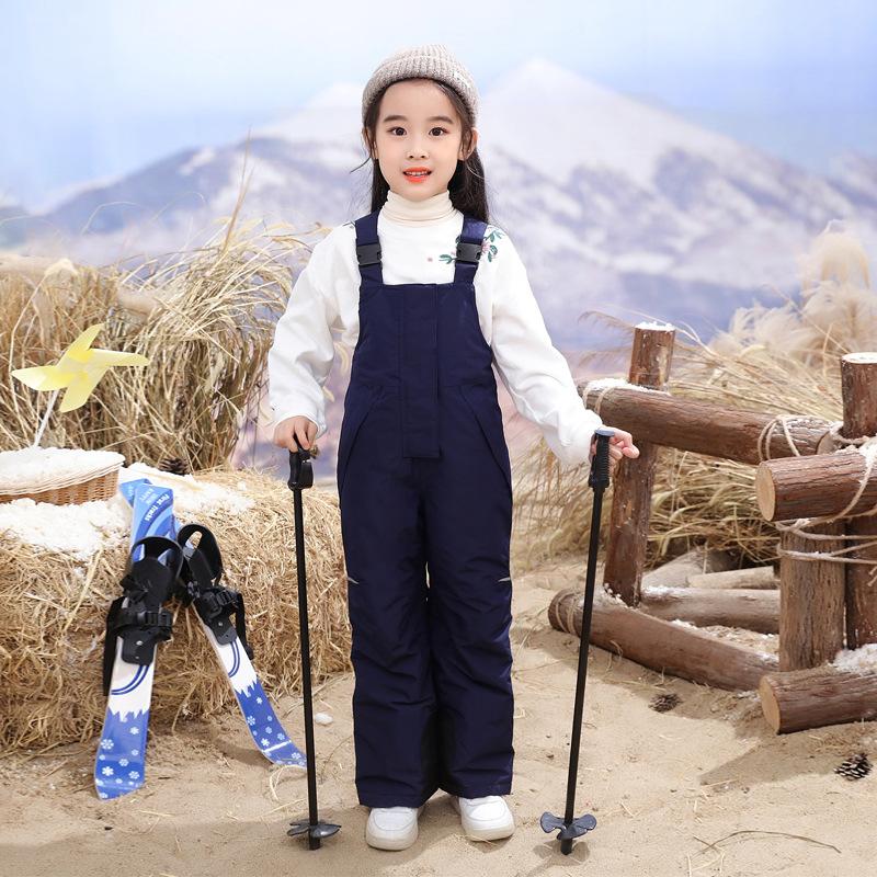 Waterproof Sport Girl Snow Pants Warm Boy Ski Trousers Winter Outdoor Children Overalls Windproof Mountain Kids Jumpsuit Clothes
