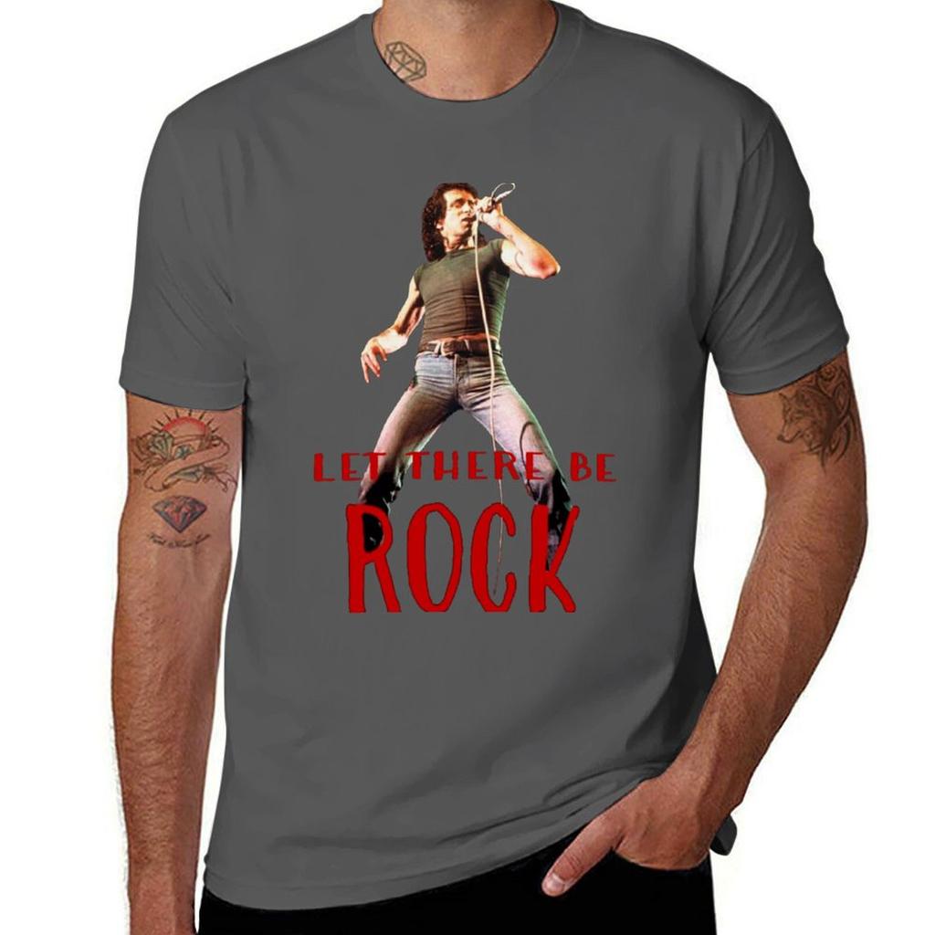 Let There Be Rock Tshirt Funny T Shirts Dark Humor Tshirt