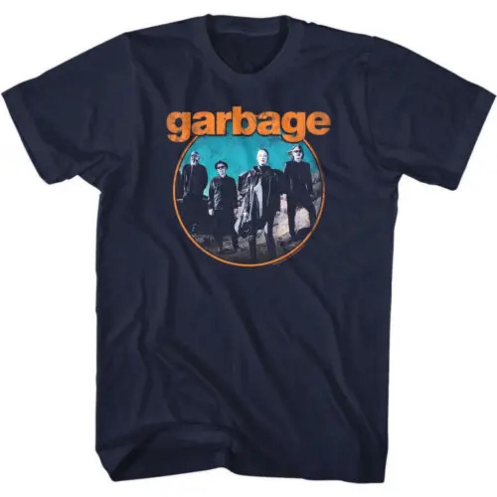 Garbage Band Uccellini Strani Uomo'T-Shirt Shirley Manson Concerto Rock