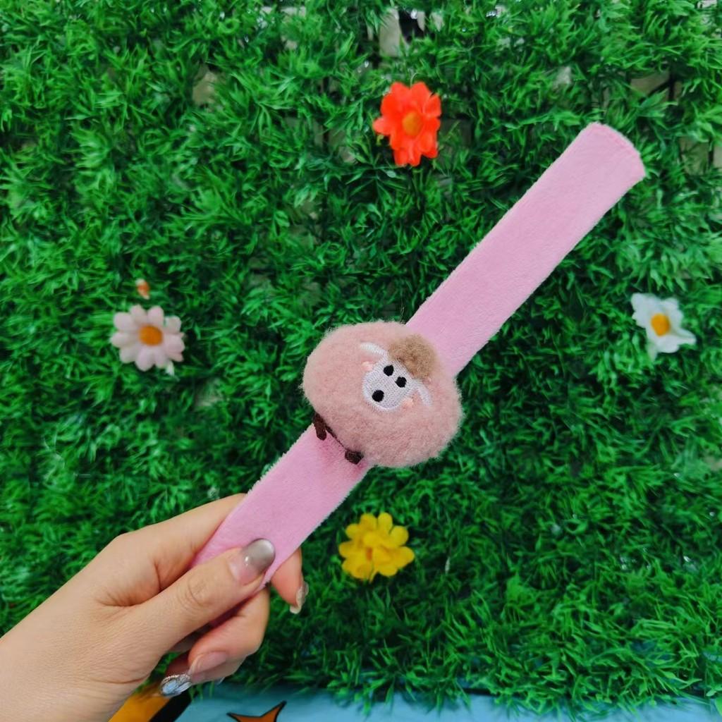 Cute Dinosaur Plush Kids Wristband With Soft Fabric For Fun Playtime Gifts Characters Included)