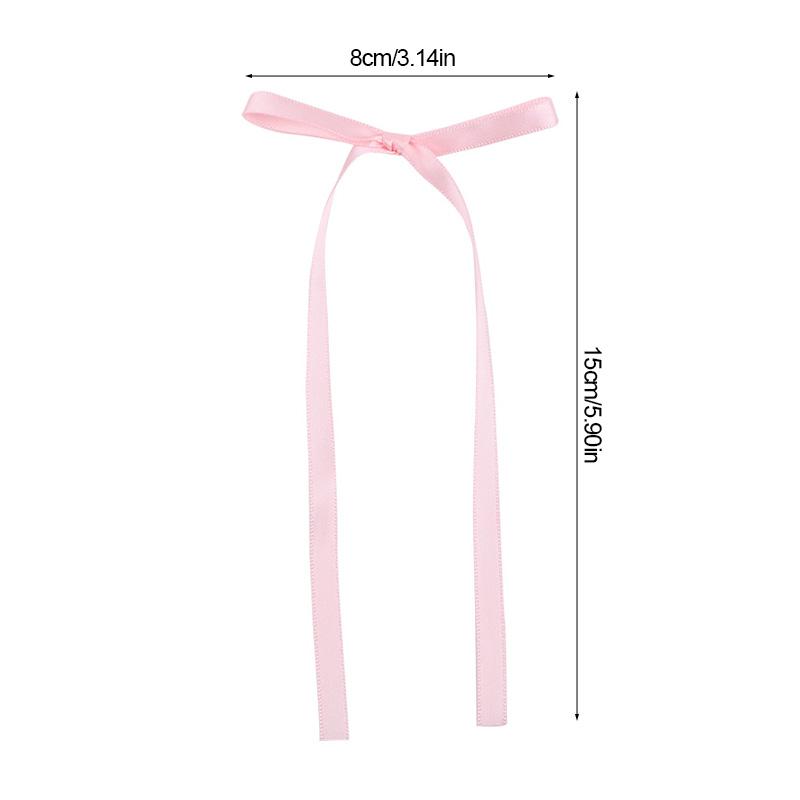 10/20Pcs Red Pink Bow Cake Decoration Bowknot Ribbon Cake Topper Kids Girls Birthday Party Supplies Wedding Cake Decor Christmas