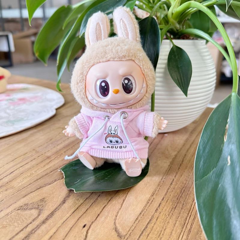 Clothes Only] For 17cm Labubu I II Idol Dolls DIY Accessories Gifts Korea Kpop Exo Idol Dolls Overalls Clothing Cute Mini Plush Doll'S Clothes