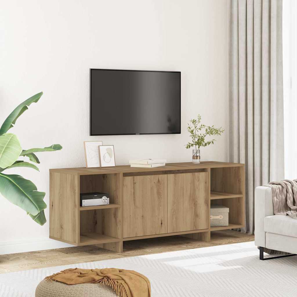 TV Cabinet Artisan Oak 130 x 35 x 50 cm Particleboard