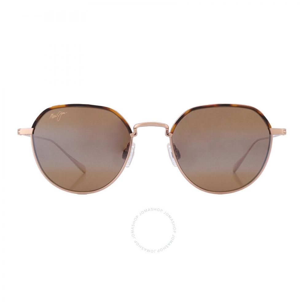 

Maui Jim Island Eyes Hcl Bronze Round Unisex Sunglasses H859 16 50