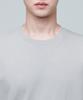 MUSINSA STANDARD Layered Crew Neck Long Sleeve T-Shirt_Long Length [Light Gray]