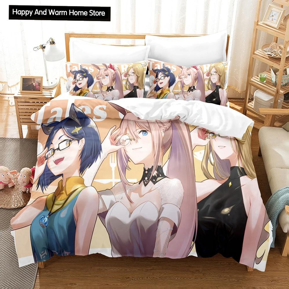 Hot Game Tales Of Arise Bedding Set Modern 3D Print Comforter Duvet Cover Pillowcases Duvet Cover Queen Single Size Dropshipping