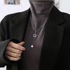 Elegant Titanium Star Tassel Necklace - High-End Fashion Sweater Chain