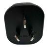 National Standard 10A-16A Conversion Plug, Single Contact Power Socket, Black - Available Now.