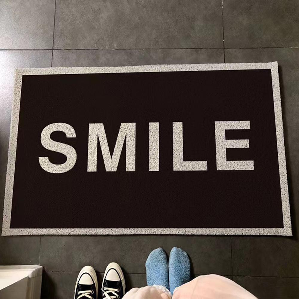 Durable Non-Slip Dirt-Resistant Entrance Mat - Wear-Resistant, Cuttable Silk Loop for Hallways