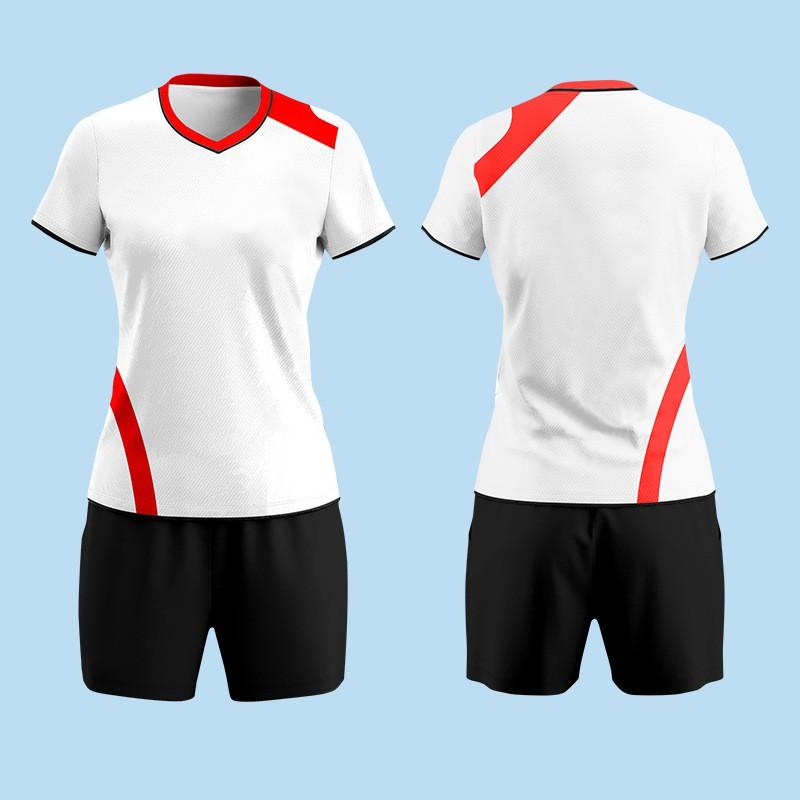 Women Men Volleyball Jersey Set Short Sleeve Training Uniforms Sports