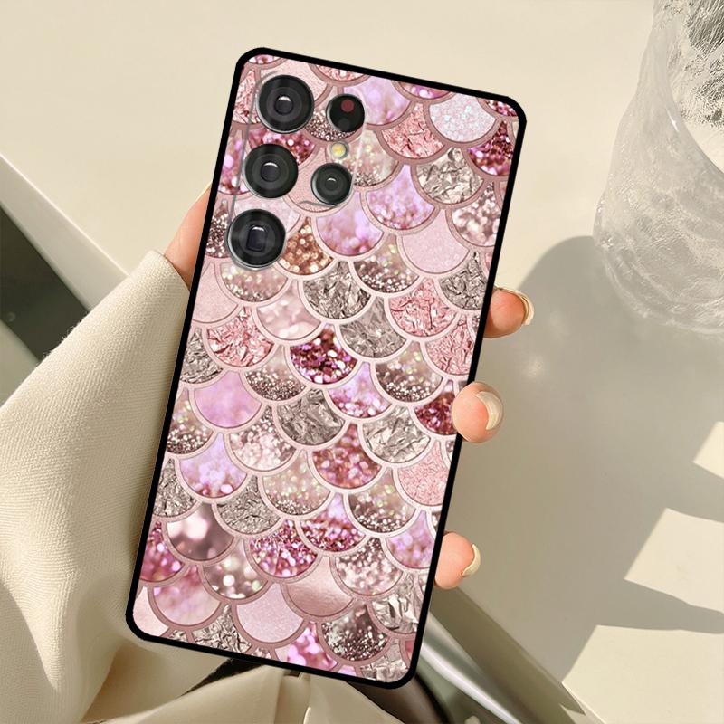 Love Rose Gold Style Case For Samsung Galaxy S23 Ultra S21 S22 S24 S25 Ultra S9 S10 Plus S25 FE S20 FE Back Cover