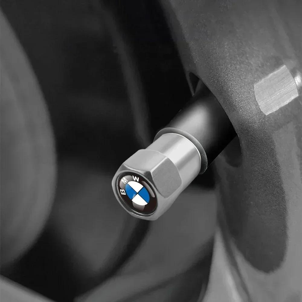 2025 Hot 4Pcs Car Styling Wheel Tires Bolt-in Valve Caps Badge For BMW M E81 E90 E92 E93 F30 E60 E61 F07 F10 F18 F12 X2 3 4 5 6