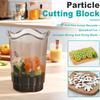 Vegetable Chopper Dicing & Slicing Food Processor for Fruits Soft Veggies Space-Saving Manual Kitchen Cutter with Stainless Steel Blades