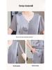 Stylish Summer Fashion Set for Middle-Aged Moms: Plus Size Two-Piece with Loose, Belly-Covering Shirt