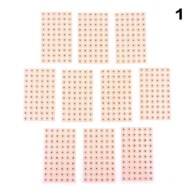 600Pcs/Bag Ear Care Ear Acupuncture Massage Therapy Needle Patch Seeds Sticker Auriculotherapy Vaccaria 1/2/3/4 Capsules