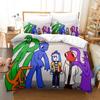R-Rainbow Friends Bedding Sets 3D Kids Duvet Cover Set With Pillowcase Twin Full Queen King Bedclothes Bed Linen For Boys Girls