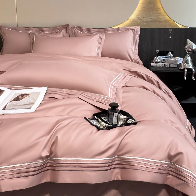 

Комплект из 4 предметов из высококачественного длинноволокнистого хлопка из Синьцзяна, пододеяльник из чистого хлопка, хлопковая простыня, матрас, постельные принадлежности 1.8m bed sheet 4pc 2*2.3m quilt core