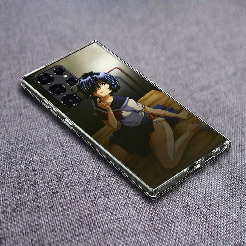 Urabe Mikoto Phone Case For Samsung Galaxy S24 S23 S21 S20 FE S22 S26 Ultra S25 Edge S10 Plus Cover Clear TPU Capa Shell Coque S
