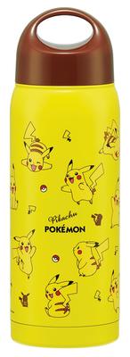 Skater Direct Drinking Stainless Steel Mug Insulated for Hot and Cold Pokemon Pikachu Bottle, Drinks, 500ml, Design, SMC5-A