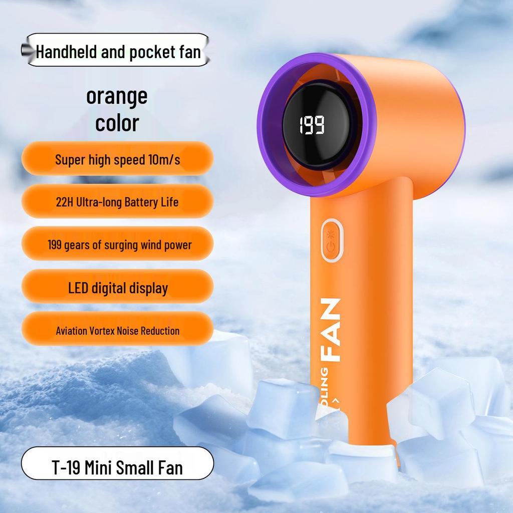 Southeast Asia T19 USB Mini Handheld Fan - 199-Speed Portable Outdoor Powerhouse, 2026 Edition.