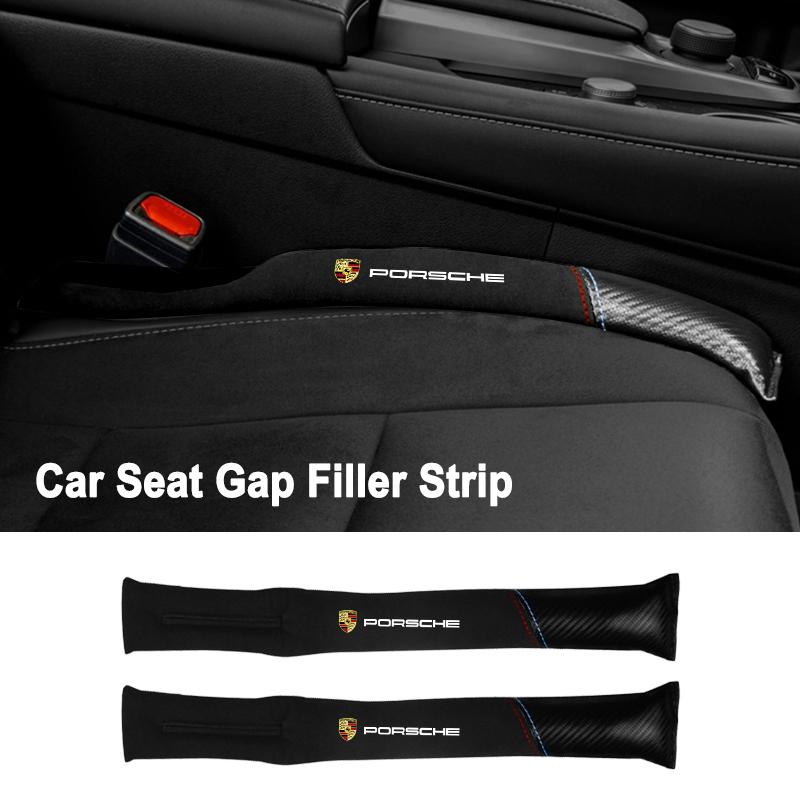 Car Seat Gap Plug Strip Leak-proof Filler Pad For Porsche Cayenne Panamera Macan 911 718 Taycan Boxster Cayman Pajun Accessories