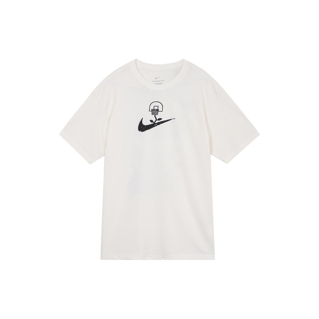 Nike Logo Printing Pattern Pullover Casual Short Sleeve T-Shirt White DX3328-905