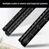 28pcs Adjustable Dovetails Marking Gauges Set Dovetails Template with Metric & Inches  scale  for Woodworking Projects