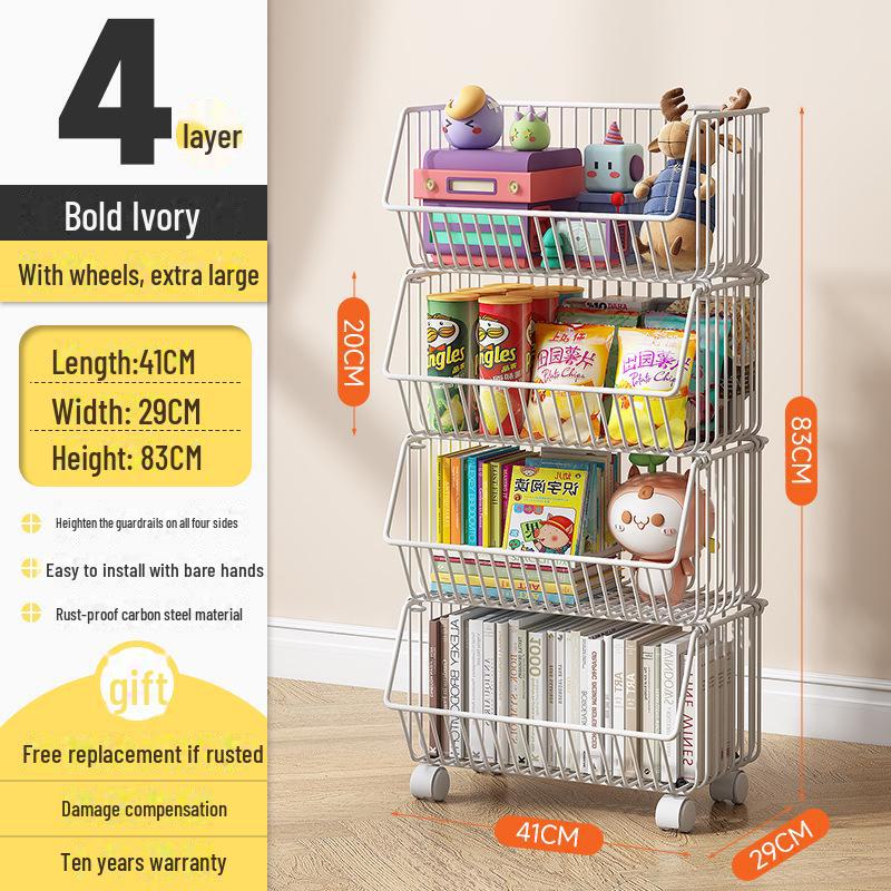 Multi-Layer Kitchen Storage Rack for Vegetables, Fruits & Toys