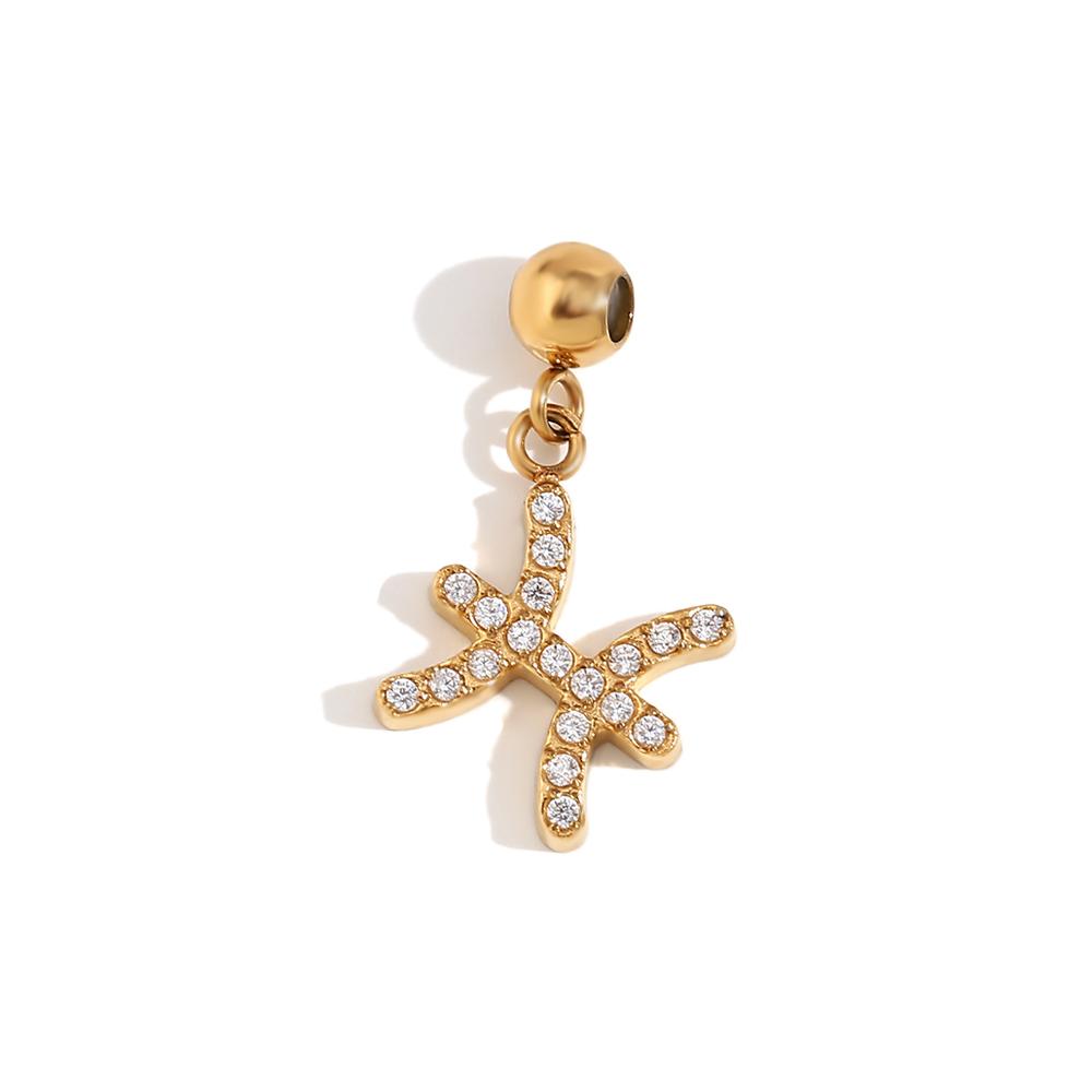 MamacitaSlay Classic Sparking Zodiac charms diy charms for jewelry making Necklace bracelet charms stainless steel charms
