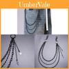 Dark Gothic Belt Chain With Star Moon Design For Adults Fashion Accessories