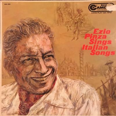 LP Record EZIO PINZA - Sings Italian Songs CAL539 RCA Camden 1959 US Classical Used