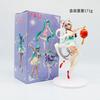 Hatsune Anime Miku Figure Wedding Dress Action Figures Cute Kawaii Swimsuit Vocaloid Pvc Collectible Model Toys Girl Gift