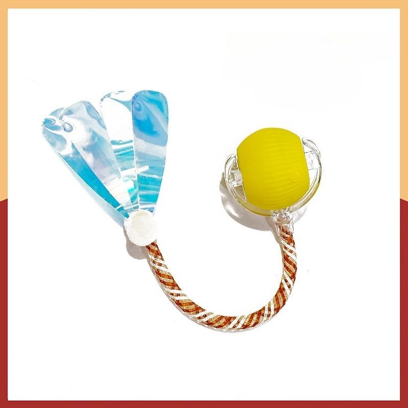 

Игрушки для кошек Интерактивный мяч Котенок Электронный Автоматический Катящийся Волшебный мяч Игрушка-мяч для кошки с эластичным сетчатым хвостом Аксессуары для кошек жёлтый