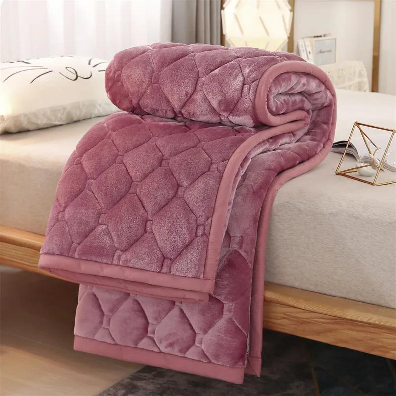 Thick Milk Velvet Mattress Foldable and Washable Winter Double Student Dormitory Tatami Mattress