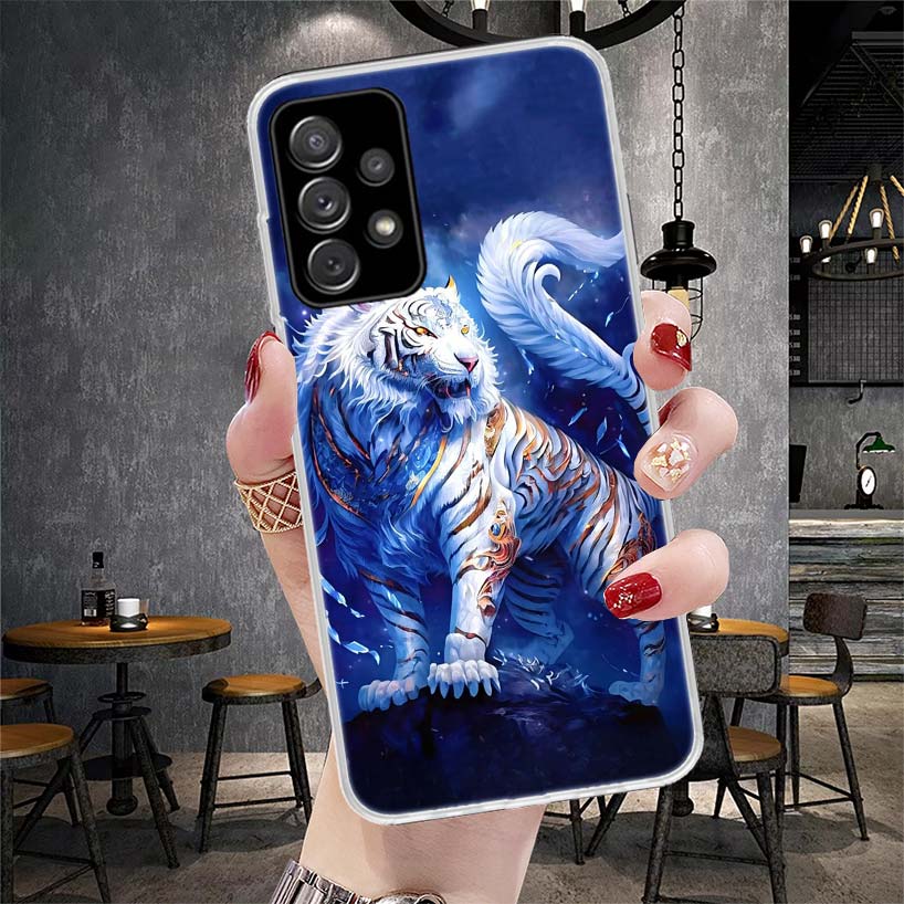 Ferocious Tiger Animal Soft Phone Case For Samsung Galaxy S22 S23 S24 S25 Edge S26 Ultra S20 FE S21 Plus + Fundas Coque Galaxy S
