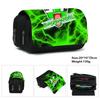 Printed Polyester Pencil Case, Large-Capacity Storage Bag, Double-Layer Flip Cover, Stationery Box.