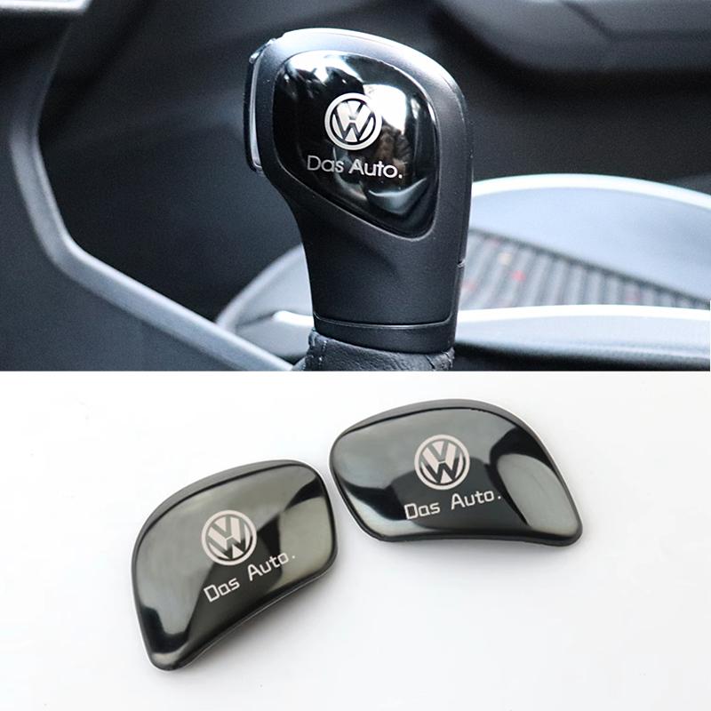 For VW Volkswagen Jetta MK5 Golf Car Styling Gear Shift Knob Gear Head Sticker Cover For Volkswagen POLO CC Golf 7 6 Bora Tiguan