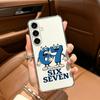 Fashio SS Six Seven 67 Clear Phone Case for Samsung Galaxy A71, A70, A52, A51, A40, A30