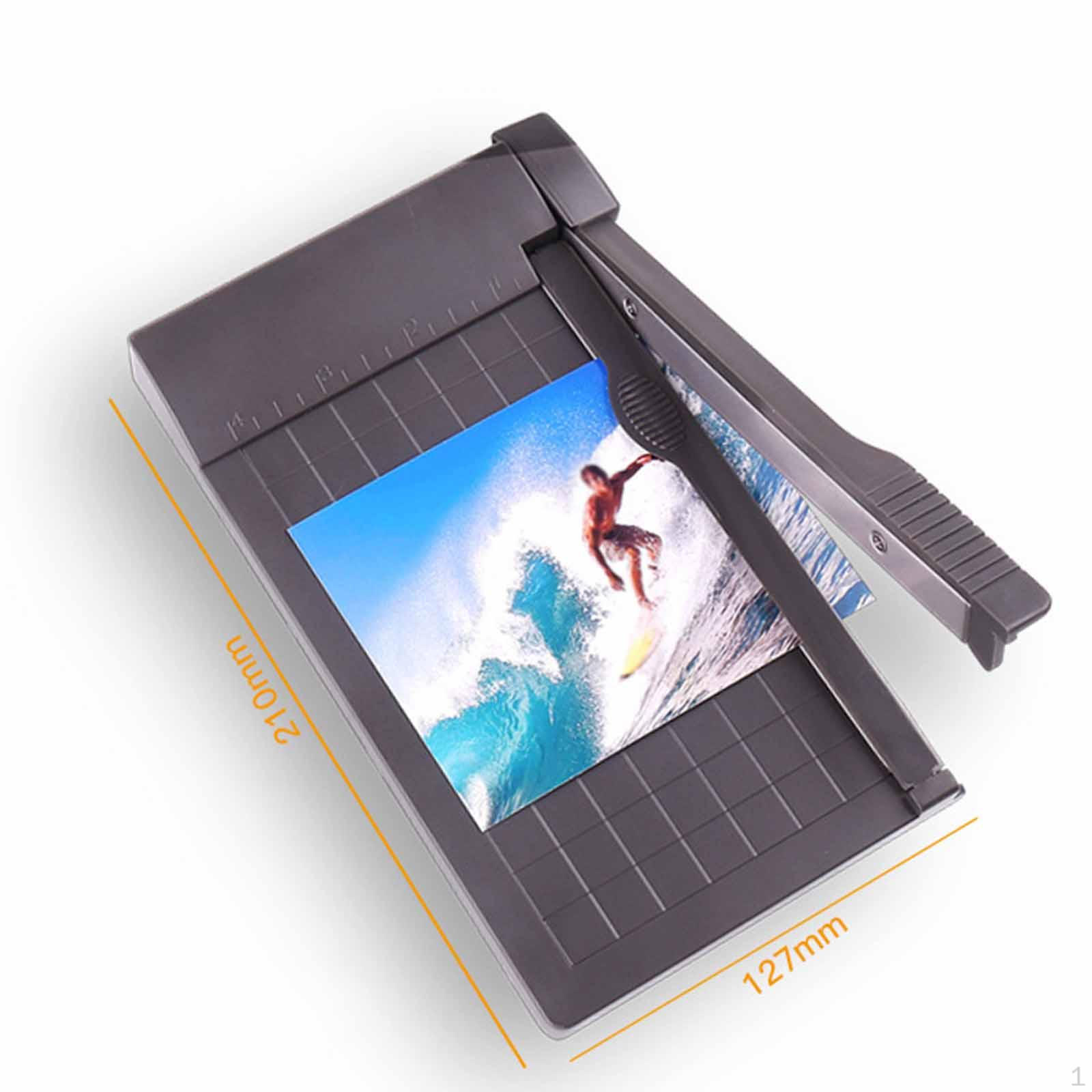 

Guillotine Paper Cutter, Trimmer, 3-sheet Capacity, Scrapbooking Tool for Cards, Home, Dorm, серый