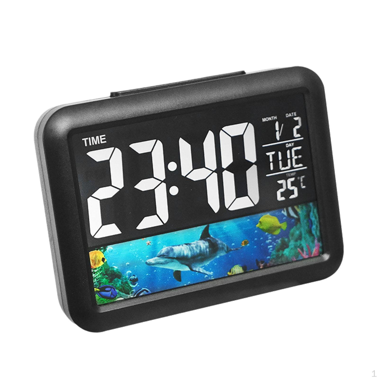 

Будильник, цветной экран, функция подсветки, детская прикроватная тумбочка большого размера для жизни Style C