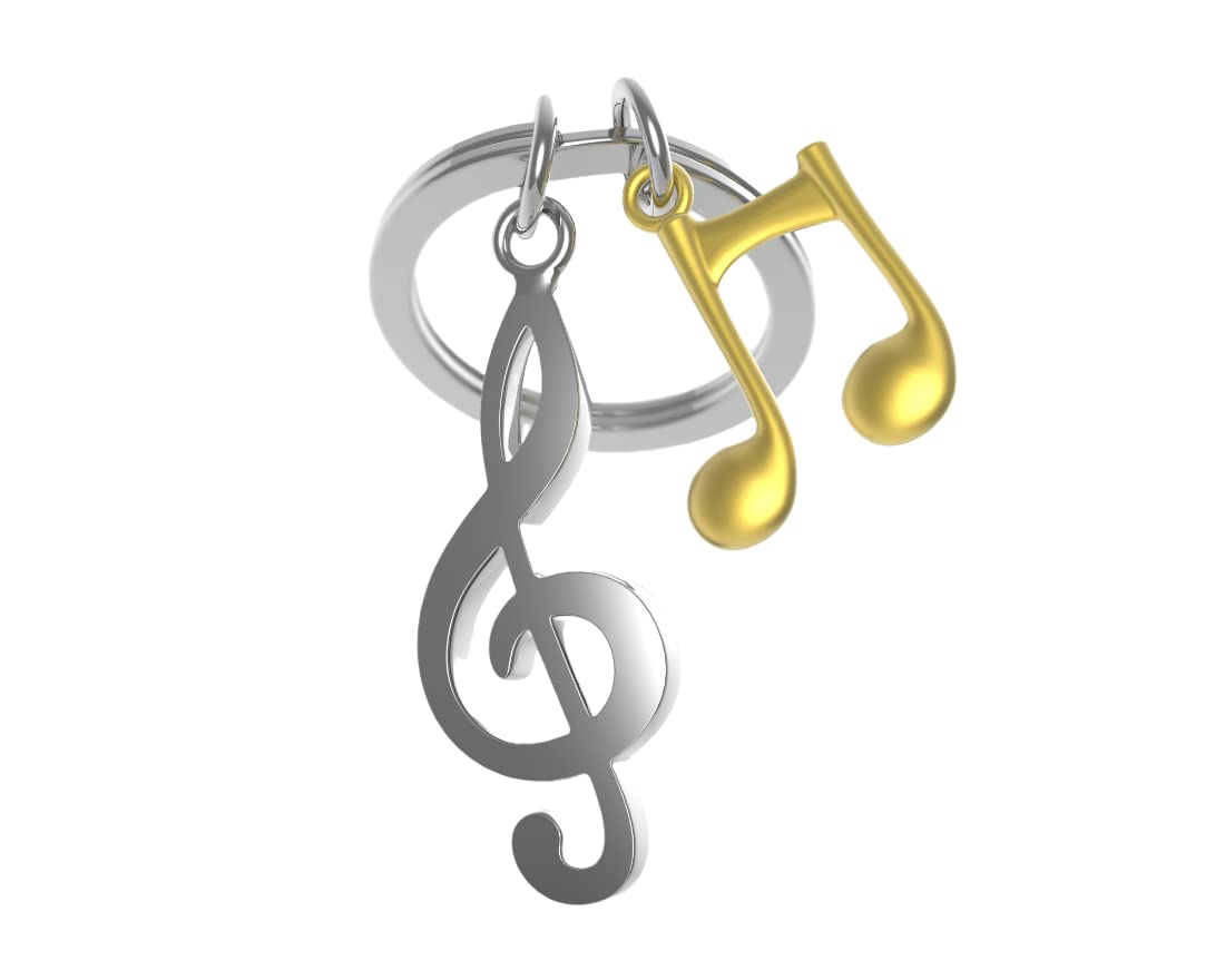 [Metalmorphose] MTM Metamorphose Keychain, Musical Note, Music, Gift, Cool and Cute, MTM992-01, Music, Fashion, Soul